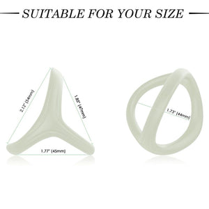 ARMONY - TRESOR DOUBLE SILICONE RING LUMINOUS ARMONY FOR HIM
