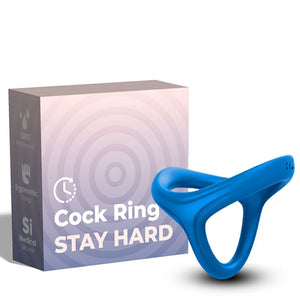 ARMONY - TRESOR DOUBLE SILICONE RING BLUE ARMONY FOR HIM