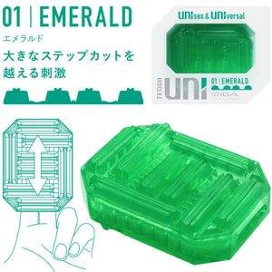TENGA - UNI EMERALD MASTURBATOR TIMBLE