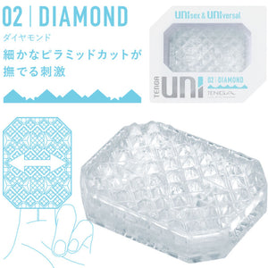 TENGA - UNI DIAMOND MASTURBATOR TIMBLE