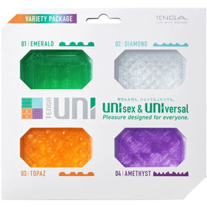 TENGA — VIENOTĀS ŠĶIRNES MASTURBATORA TIMBLE PACK 4 VIENĪBAS