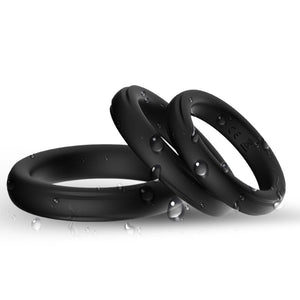 ARMONY - TRIPLE SILICONE RING BLACK ARMONY FOR HIM