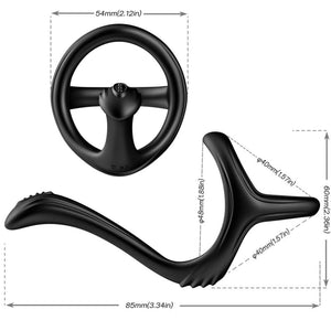 ARMONY - TREASURE DOUBLE ANAL RING BLACK ARMONY FOR HIM