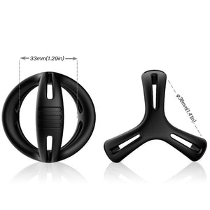 ARMONY - X-RING MULTIPOSITION BLACK ARMONY FOR HIM