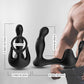 ARMONY — SURROUND VIBRATOR ANĀLAIS UN STIMULĀTORS TESTICULOS &amp; RING TĀLVADĪBAS PULTS MELNĀ