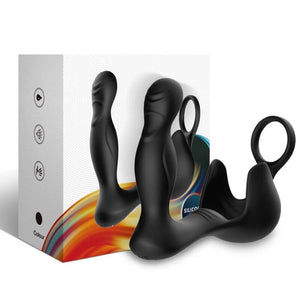 ARMONY - SURROUND VIBRATOR ANAL & STIMULATOR TESTICULOS & RING REMOTE CONTROL BLACK ARMONY FOR HIM