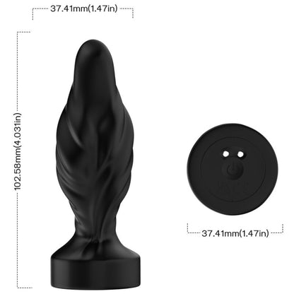 ARMONY — VIBRATORS UN ANĀLĀS SPRIEŽAS TĀLVADĪBAS PULTS, MELNS