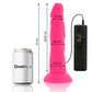DIVERSIA — ELASTĪGA VIBRĒJOŠA DILDO ROZĀ 23 CM -O- 4,3 CM