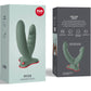 FUN FACTORY - RYDE DOUBLE DILDO &amp; MASAGER GREEN