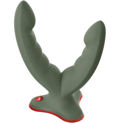 FUN FACTORY - RYDE DOUBLE DILDO &amp; MASAGER GREEN