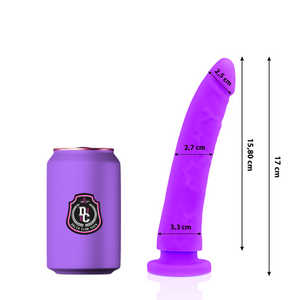 DELTA CLUB - ROTAĻLIETAS CURŅU DILDO MEDICĪNAS SILIKONS 17 CM -O- 3 CM