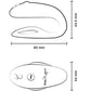 WE-VIBE — SYNC O FLEXIBLE VIBRATOR TĀLVADĪBAS PULTS TUMŠI ZAĻA