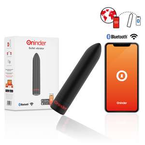 ONINDER – BERLIN BULLET VIBRATOR BLACK 9 MODES 8,5 X 2 CM – TASUTA RAKENDUS ONINDER