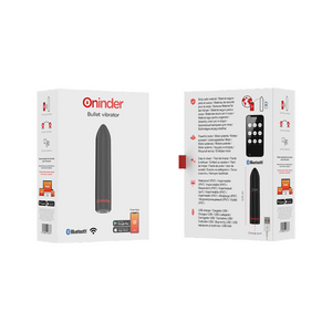 ONINDER - ВИБРАТОР BERLIN BULLET ЧЕРНЫЙ 9 РЕЖИМОВ 8,5 X 2 СМ - БЕСПЛАТНОЕ ПРИЛОЖЕНИЕ