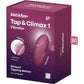 APMIERINĀTĀJS — TAP &amp; CLIMAX 1 LAY-ON VIBRATOR RED