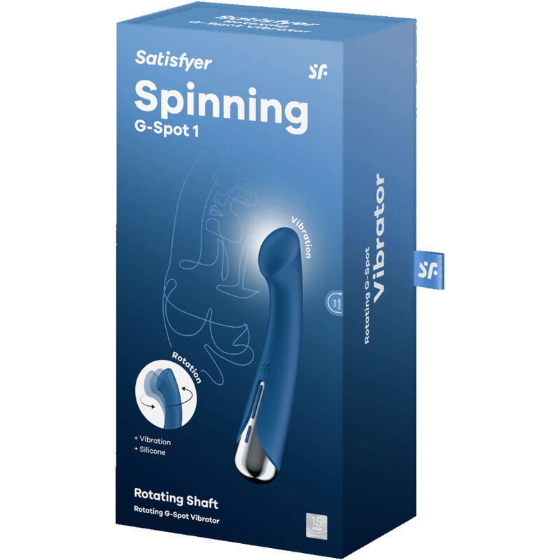 SATISFYER - SPINNING G-SPORT 1 ROTATOR VIBRATOR RED SATISFYER VIBRATOR