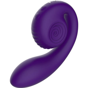 SNAIL VIBE - GIZI DUAL STIMULATOR PINK SNAIL VIBE