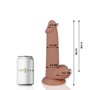 MR INTENSE - 10 РЕАЛИСТИЧНЫЙ ПЕТУХ 18 СМ -O- 3,4 СМ