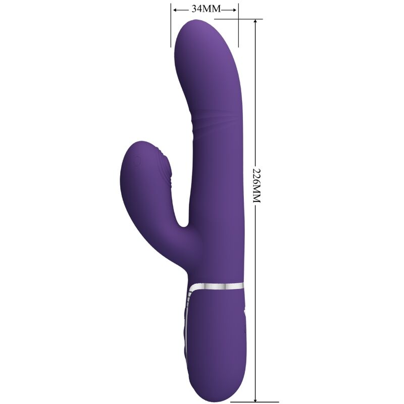 PRETTY LOVE - MULTIFUNCTION G-SPOT VIBRATOR PURPLE PRETTY LOVE FLIRTATION