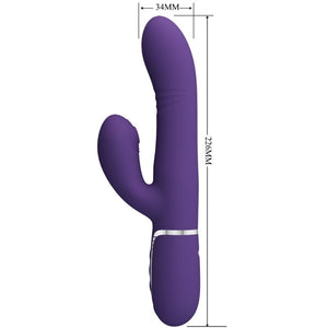 PRETTY LOVE - MULTIFUNCTION G-SPOT VIBRATOR PURPLE PRETTY LOVE FLIRTATION