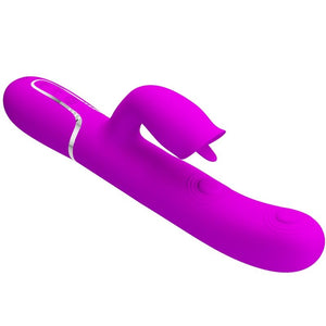 PRETTY LOVE - RABBIT VIBRATOR WITH LICKING FUCHSIA PRETTY LOVE FLIRTATION