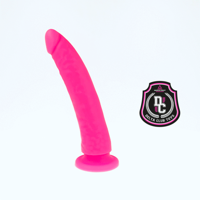 DELTA CLUB - TOYS PINK DILDO MEDICAL SILICONE 17 CM -O- 3 CM DELTACLUB