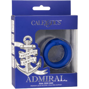 CALEXOTICS - ADMIRAL ДВОЙНАЯ ПЕТУШНАЯ КЛЕТКА СИНЕГО ЦВЕТА