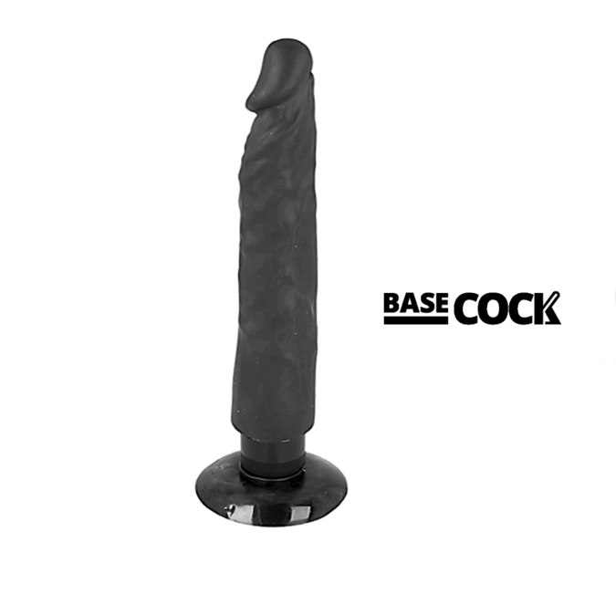 BASECOCK - REALISTIC VIBRATOR 2-1 FLESH 20 CM -O- 4 CM BASECOCK