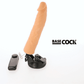 BASECOCK — REĀLISTS VIBRATĀRA TĀLVADĪBAS PULTS FLESH 21 CM -O- 4 CM