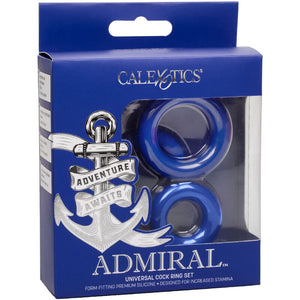 CALEXOTICS - ADMIRAL НАБОР КОЛЕЦ ДЛЯ ПЕТУХА СИНИЙ