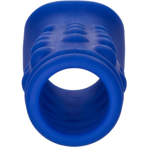 CALEXOTICS - ADMIRAL BEADED PENIS COVER LIQUID SILICONE BLUE CALEXOTICS