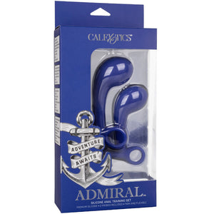 CALEXOTICS - ADMIRAL SET 2 АНАЛЬНАЯ ПРОБКА СИНЕГО ЦВЕТА