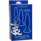 CALEXOTICS - ADMIRAL KIT 3 АНАЛЬНАЯ ПРОБКА СИНЕГО ЦВЕТА