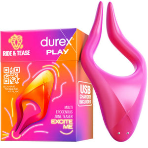 DUREX - МУЛЬТИСТИМУЛЯТОРНАЯ ИГРУШКА ДЛЯ ПОЕЗДКИ И РАЗДРАЖЕНИЯ