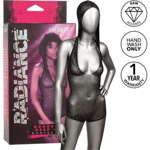 CALEXOTICS - RADIANCE HOODED DEEP V BODYSUIT CALEXOTICS