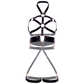 LEG AVENUE - ВЕГАН-КОЖАНЫЙ ГРИП BODY HARNESS ЧЕРНЫЙ S