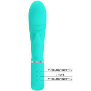 PRETTY LOVE - PRESCOTT MULTIFUNCTION G-SPOT VIBRATOR AQUA GREEN PRETTY LOVE FLIRTATION