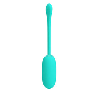 PRETTY LOVE - JULIUS WATERPROOF-RECHARGEABLE VIBRATING EGG AQUA GREEN PRETTY LOVE SMART