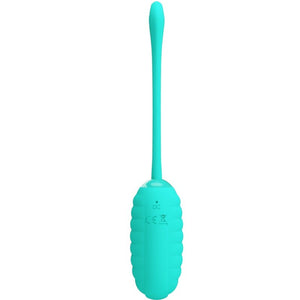PRETTY LOVE - KIRK RECHARGEABLE VIBRATING EGG AQUA GREEN PRETTY LOVE SMART