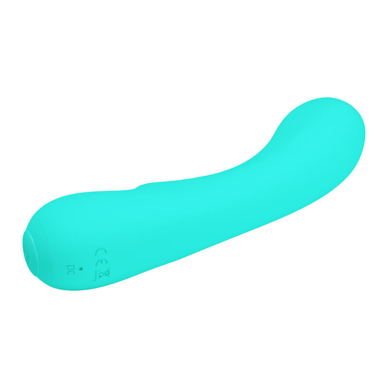 PRETTY LOVE - PRESCOTT RECHARGEABLE VIBRATOR AQUA GREEN PRETTY LOVE SMART