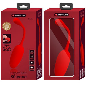 PRETTY LOVE - KNUCKER RED RECHARGEABLE VIBRATING EGG PRETTY LOVE FLIRTATION