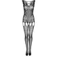 LIVCO CORSETTI FASHION — AMBROISE LC 17352 BODYSTOCKING BOTCHLLES BLACK ONE SIZE