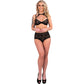 Livco Corsetti Fashion - Linera for Senses Collection Bra + Banty Black
