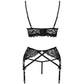 LIVCO CORSETTI FASHION — MORIDAM LC 90552 BRA + PRIEKŠVIETES SIKSTA + BIKŠĶIS NEGRO
