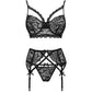LIVCO CORSETTI FASHION — MORIDAM LC 90552 BRA + PRIEKŠVIETES SIKSTA + BIKŠĶIS NEGRO