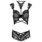 LIVCO CORSETTI FASHION - PALMENOM LC 90614 БЮСТГАЛЬТЕР + ТРУСИКИ ЧЕРНЫЕ