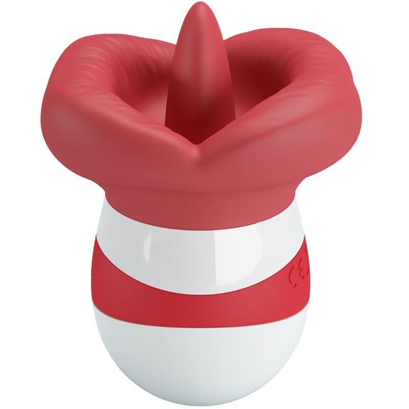 PRETTY LOVE - MINA TONGUE STIMULATOR LIGHT RED PRETTY LOVE FLIRTATION