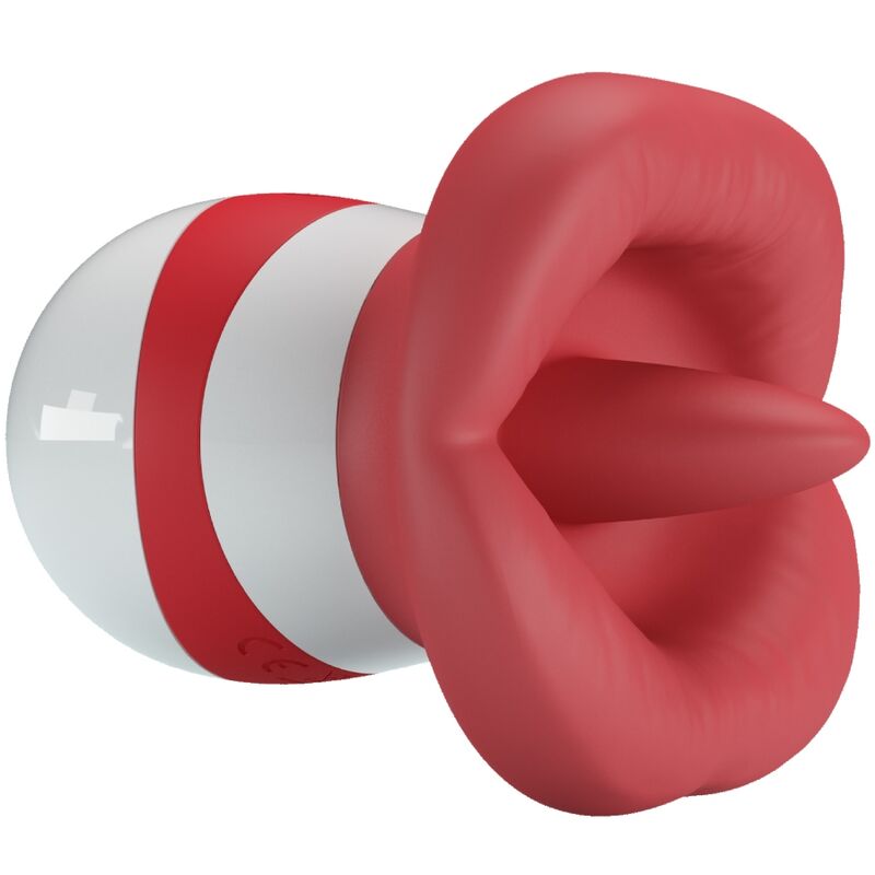 PRETTY LOVE - MINA TONGUE STIMULATOR LIGHT RED PRETTY LOVE FLIRTATION
