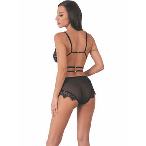 LIVCO CORSETTI FASHION - DREZNA LC 90733 БЮСТГАЛЬТЕР + ТРУСИКИ ЧЕРНЫЕ