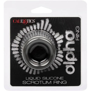 CALEXOTICS - ALPHA SCROTUM STRETCHING RING BLACK CALEXOTICS